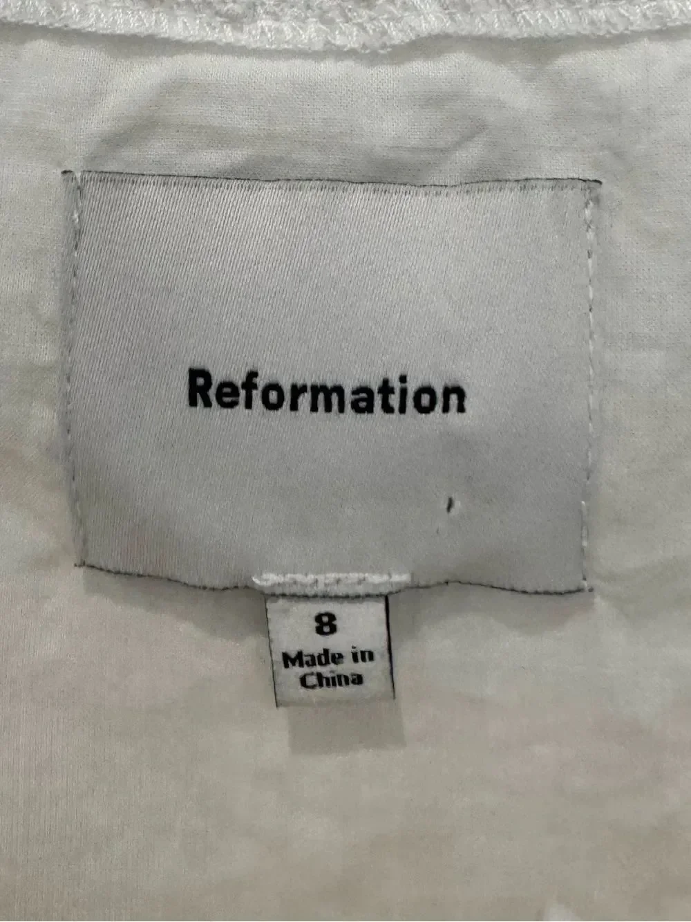 Reformation excellent no